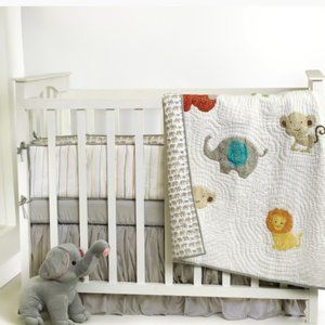 Little West Street Jungle Kantha Crib Bedding